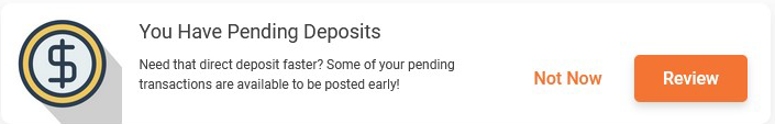You Have Pending Deposits image